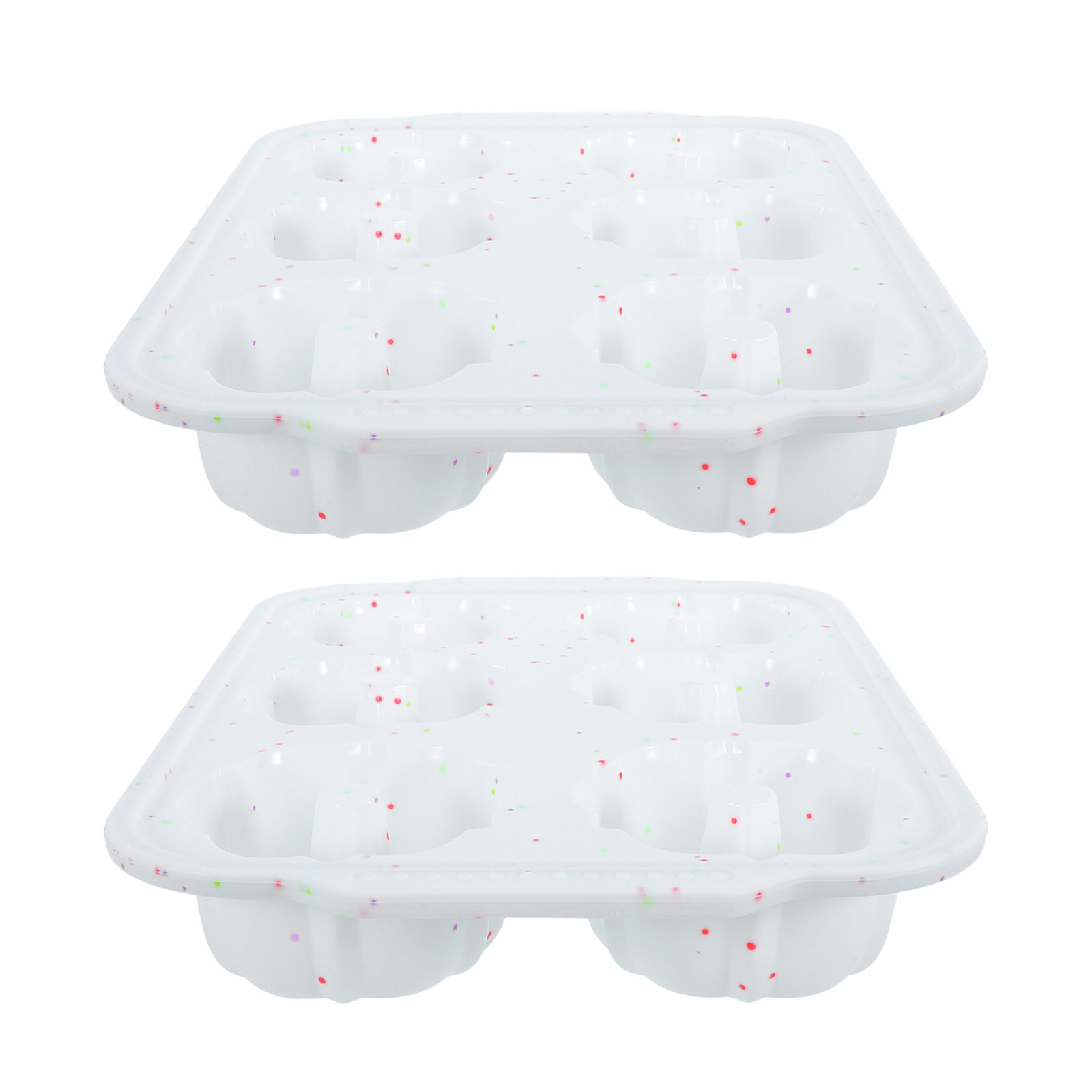 Donut Mold Silicone - 2 Adet Silikon Pişirme Kalıbı, Metal