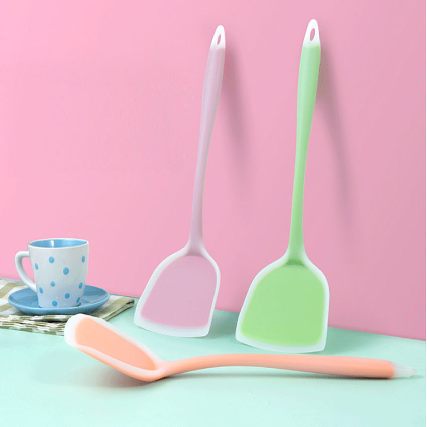 Okonomiyaki Spatula - Silikon Mutfak Gereçleri yapışmaz Set Pişirme