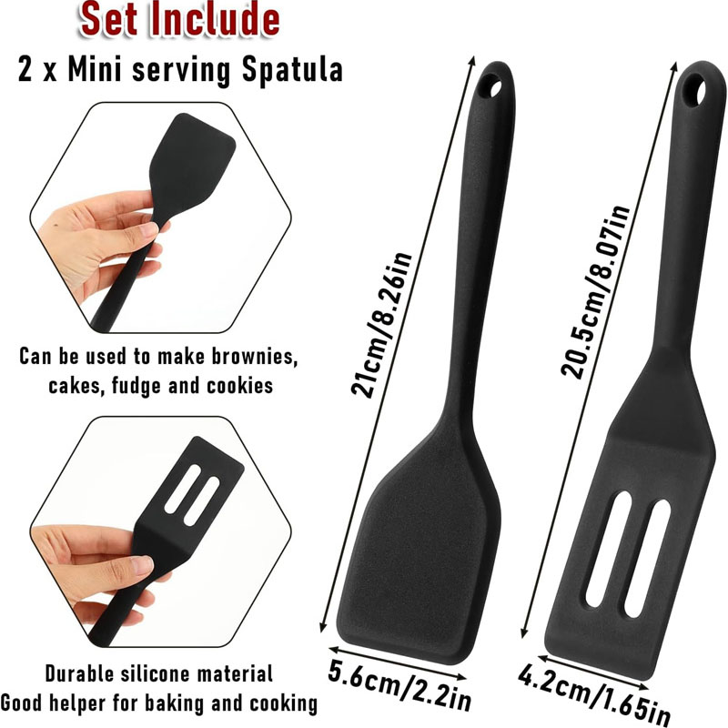2 adet Mini Silikon Brownie Se - Okonomiyaki Spatula incelemesi ve fiyatı