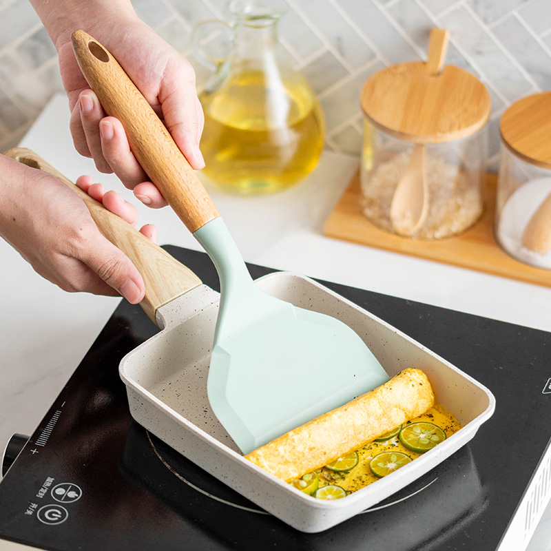 Gıda Sınıfı Silikon Pişirme Ge - Okonomiyaki Spatula incelemesi ve fiyatı