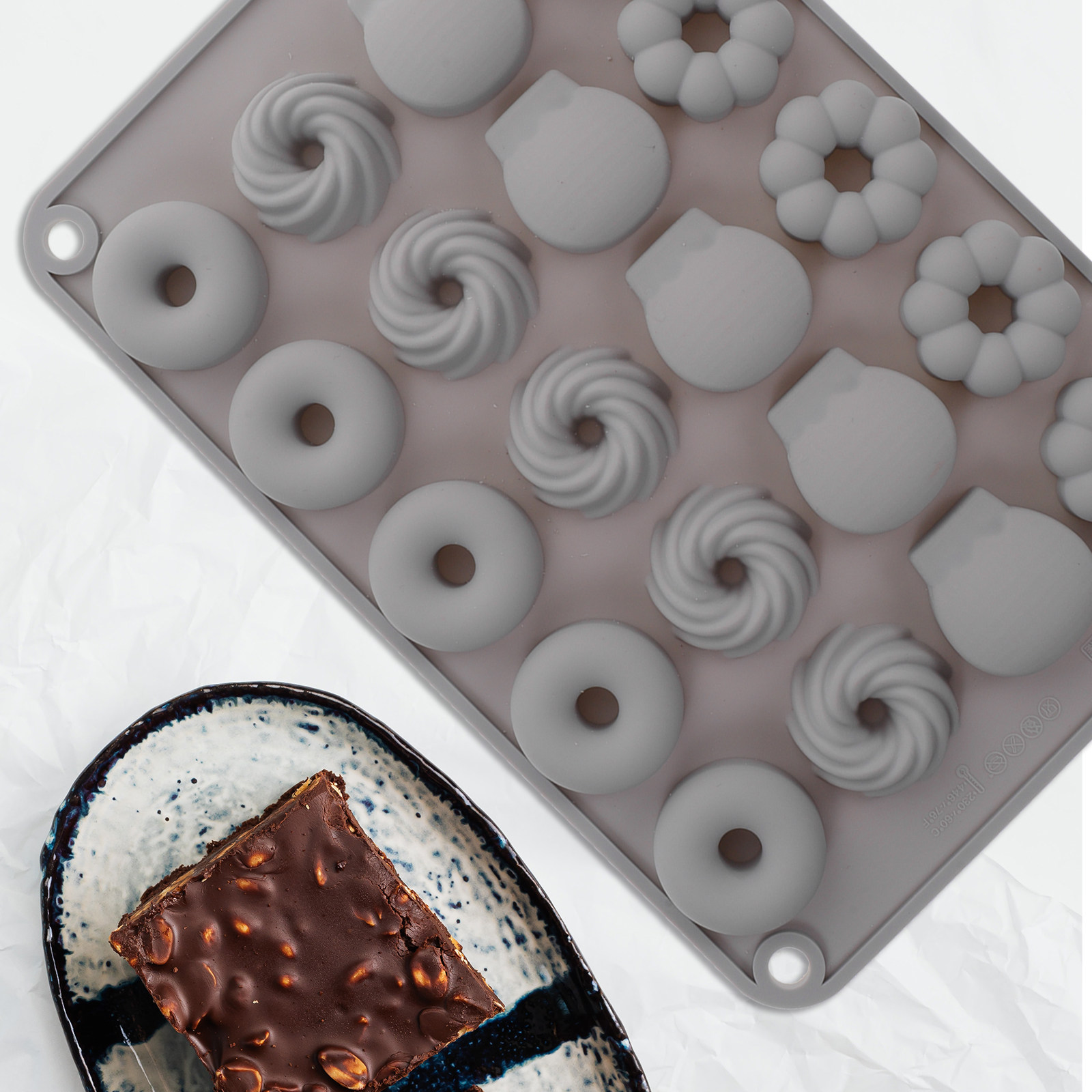 Mini Çikolata Donut Silikon Ka - Donut Mold Silicone incelemesi ve fiyatı